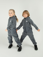 Комбинезон флисовый со вставками "Графит"