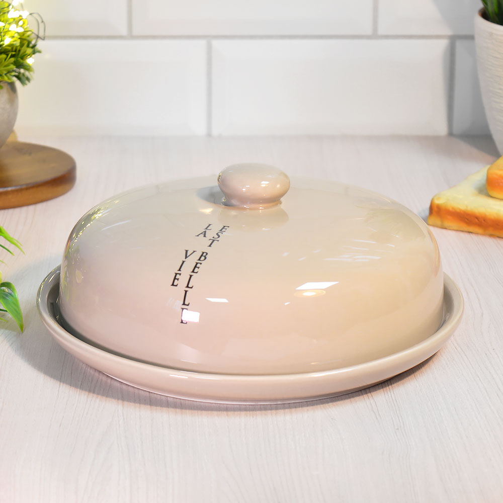 Блюдо для блинов "Жизнь прекрасна" 23см (00113331)