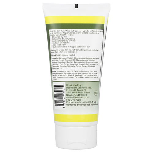 All Terrain, гель алоэ для поддержки кожи, 150 мл (5 жидк. унций)