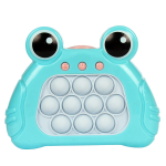 Игрушка антистресс лягушка с музыкой 12х13 см, 2 разноцветный принт, без батареек в коробке, коробка с-30935