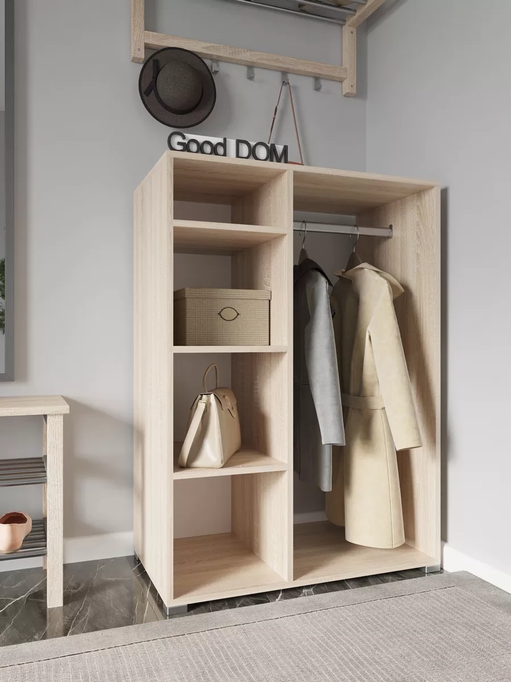 Шкаф мини для одежды