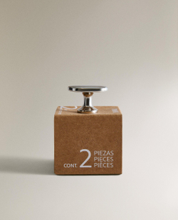 Мебельная ручка Zara Home, 2.8х2х3.5 см, 2 шт., 9514/555