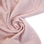 Муслин двухслойный "Горошек на пудре"