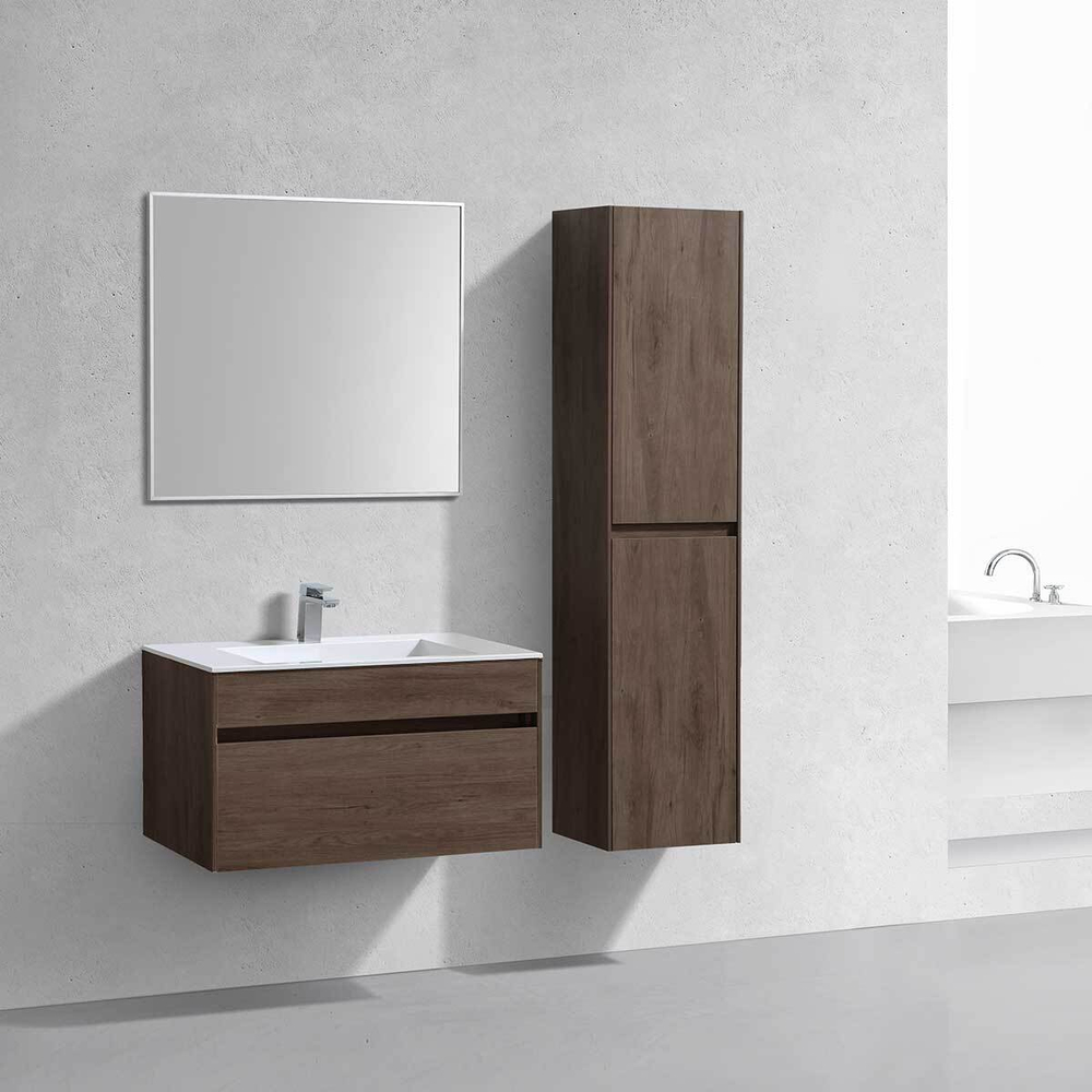База под раковину Chiara 800 подвесная, 1 выкатной ящик soft-close, R.Oak, , шт