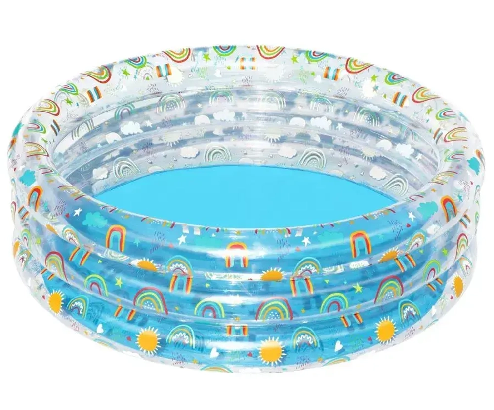 Бассейн надувной круглый 150*53 см Rainbow Splash Play Bestway (51045)