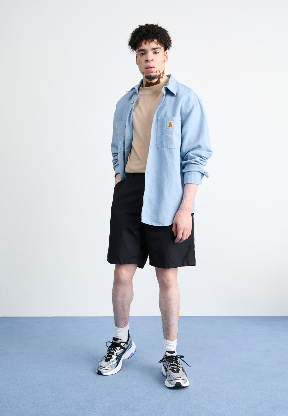 Carhartt WIP WALTER - Шорты - Чёрный