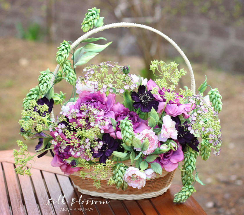 Букет из шелка "Романтик"