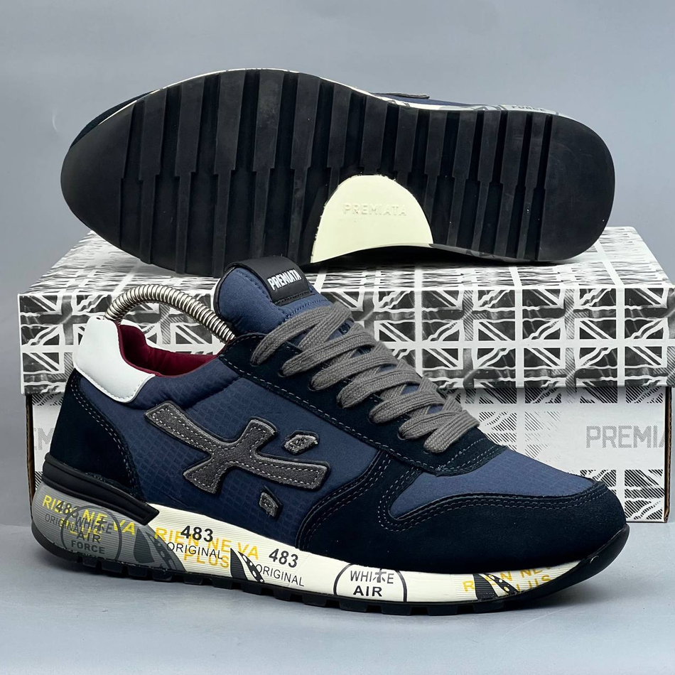 Кроссовки Premiata GoreTex ТЕРМО #369 (син.)