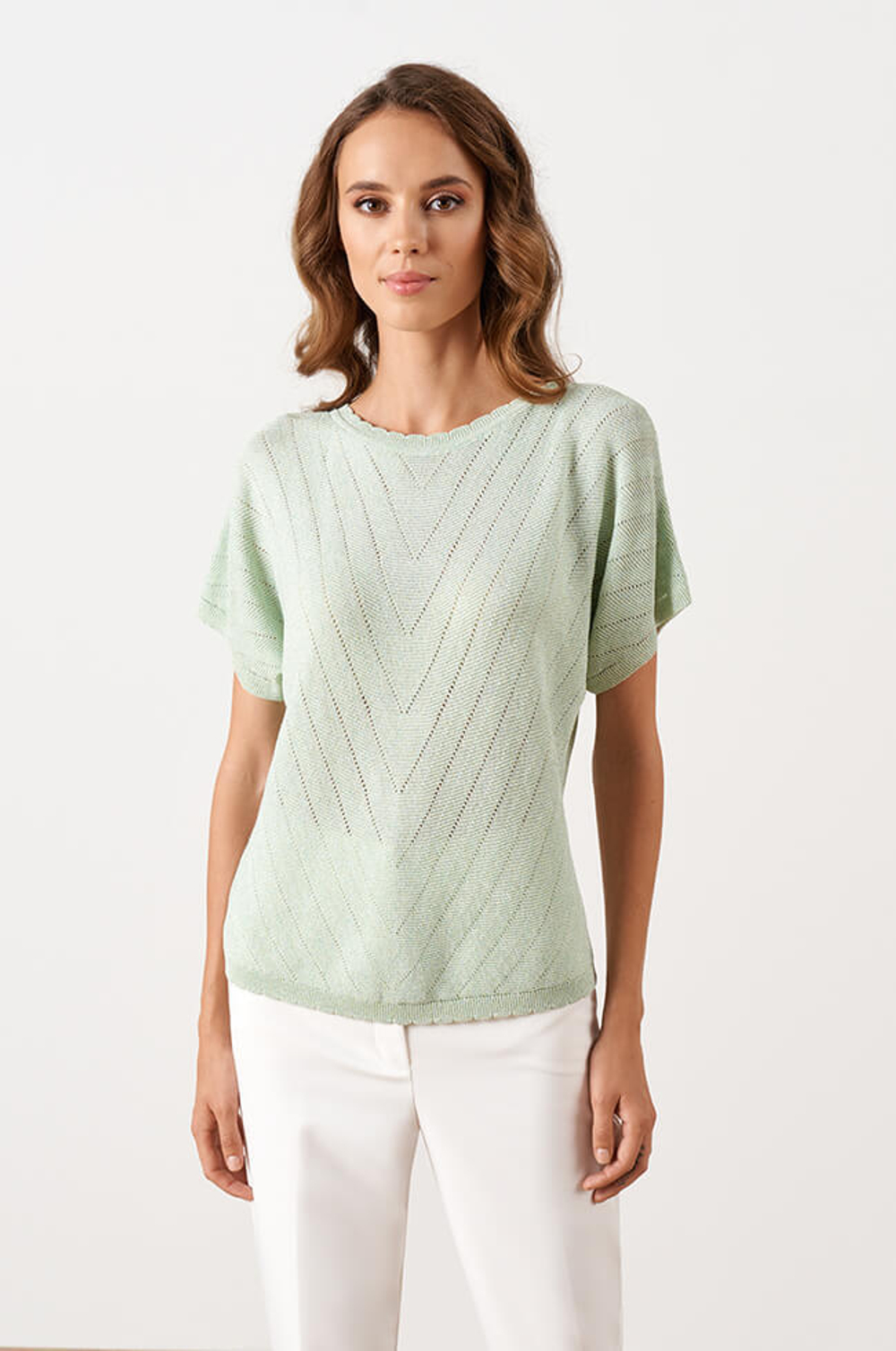 23020 Джемпер женский (мятный)