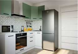 Кухонный гарнитур угловой Муссон 2200х1000 (38мм)