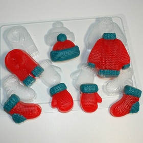 Форма пластиковая Вязаные МИНИ