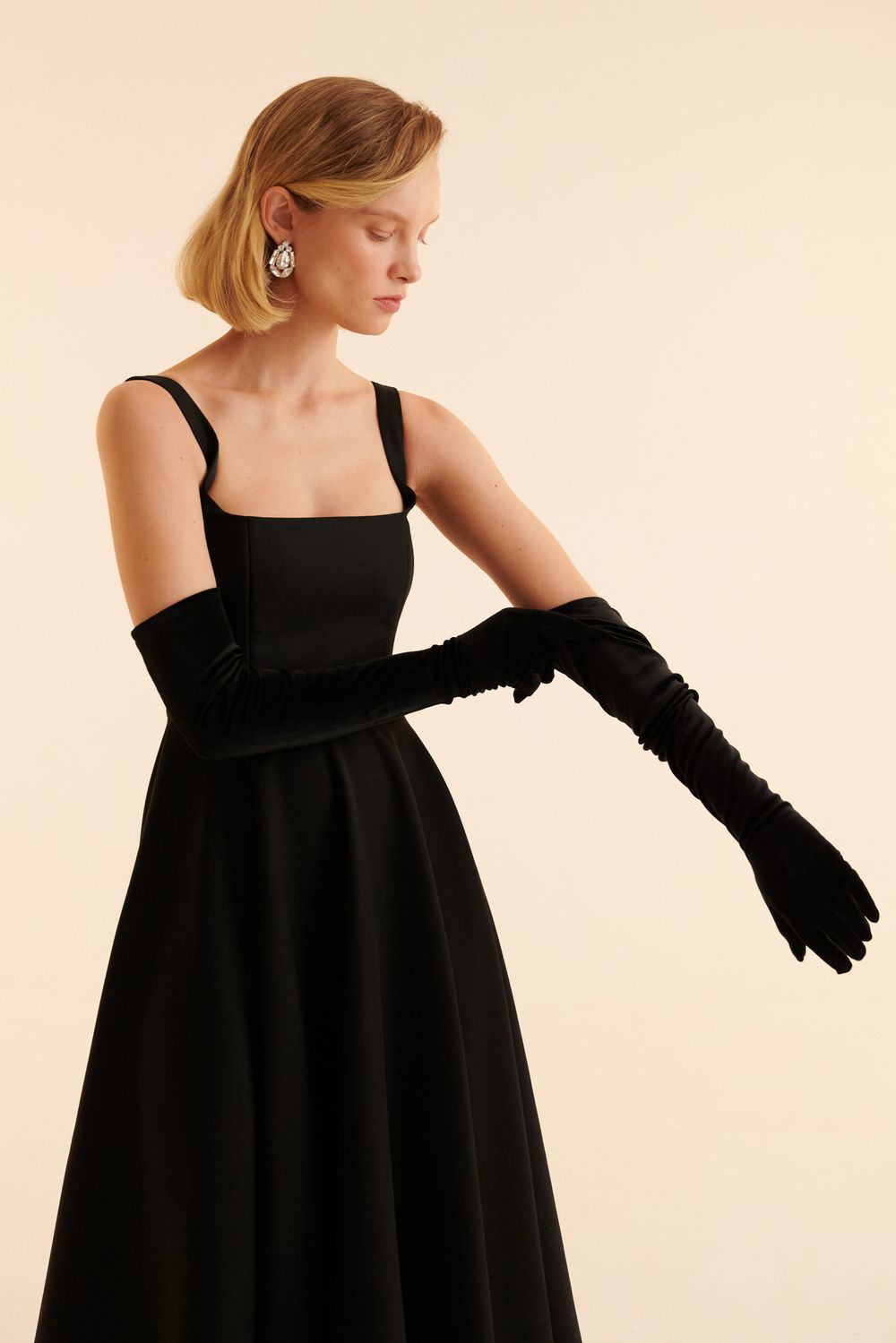 Платье миди (Знакомство с родителями), черное