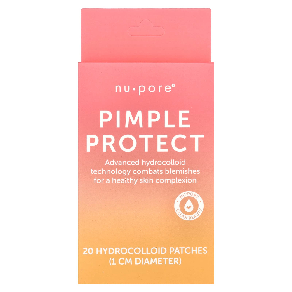 Nu-Pore, Pimple Protect, 20 патчей с гидроколлоидом