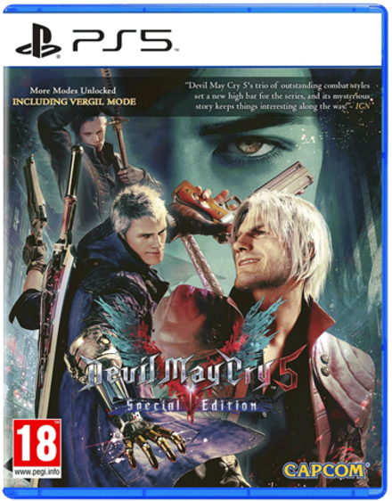 Devil May Cry 5 - Special Edition [PS5, русские субтитры]