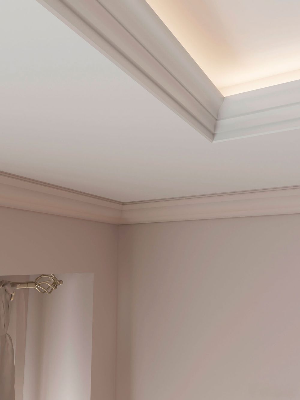 Карниз Ecopolymer, 80x80 мм