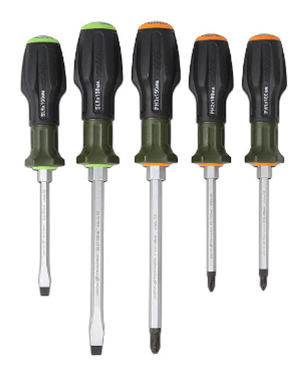 Набор отверток усиленные с трехкомпонентными рукоятками, 6.0 х1.2х100 мм; 8.0х1.6х150 м Дело Техники