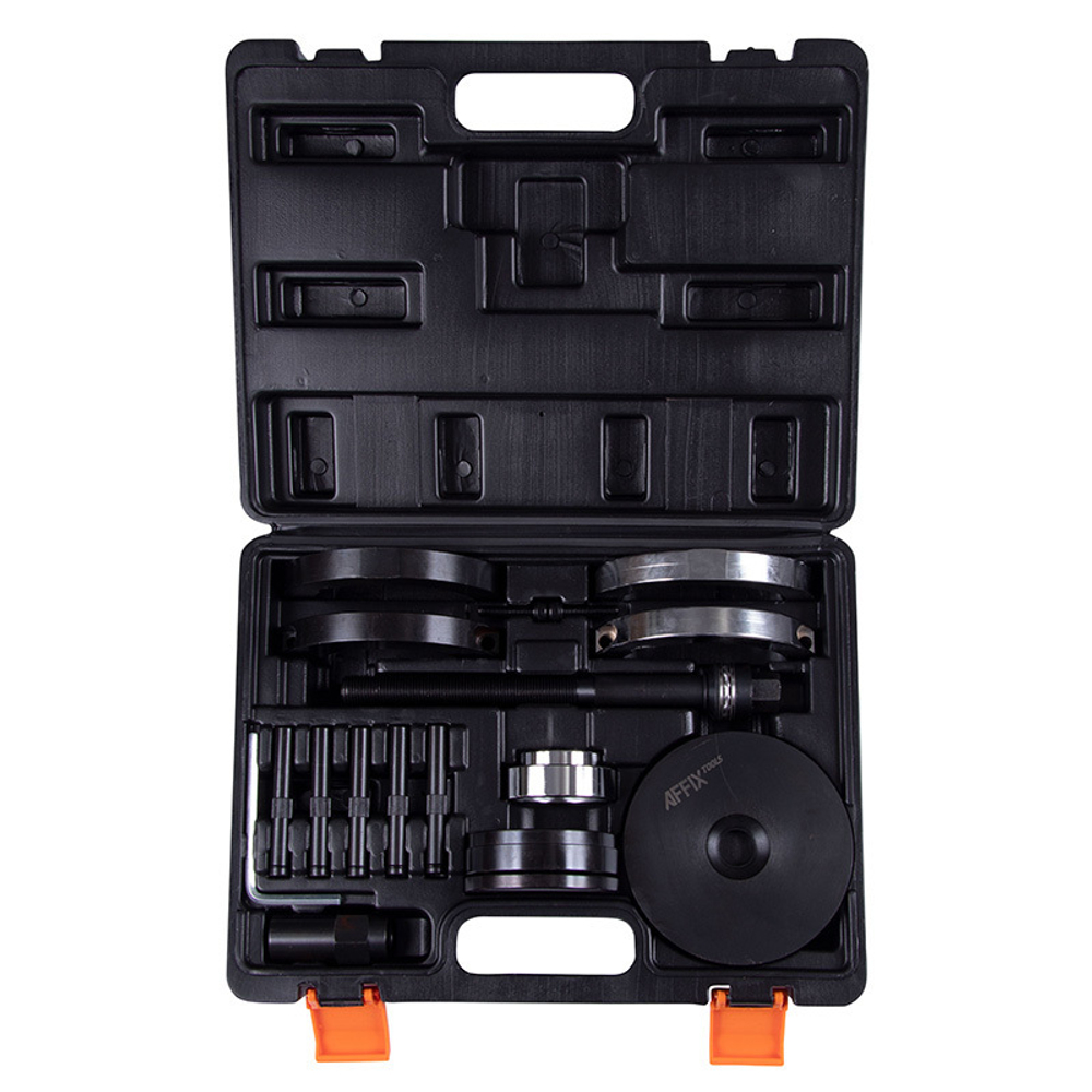 AFFIX (AF10030016C) Набор оправок для монтажа и демонтажа ступичных подшипников, кейс, 16 предметов