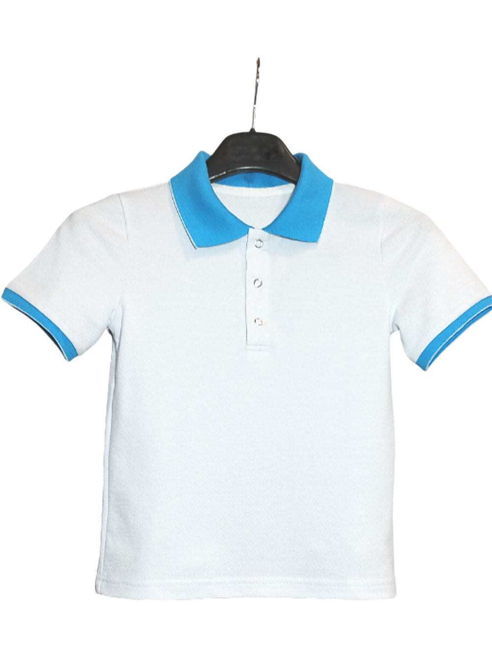 1055 Джемпер детский (поло) белый (76-146)