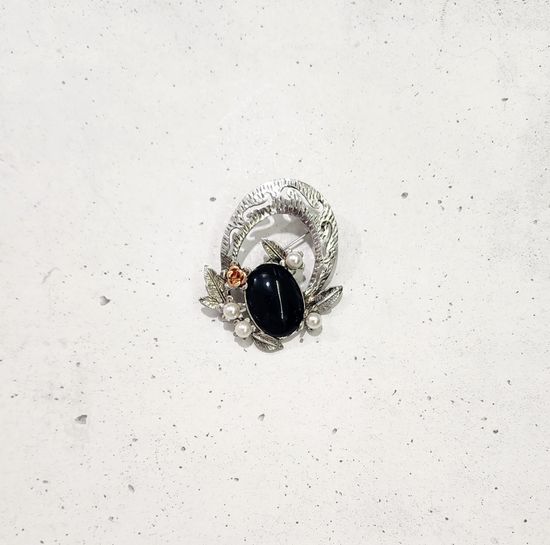 Брошь "Кошка", цвет  золото