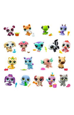 Набор Сюрприз фигурка мини-животного с аксесс