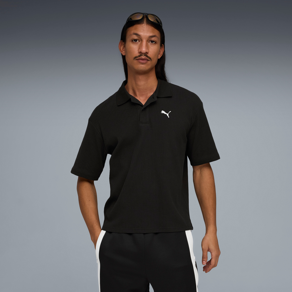 Поло мужское PUMA WARDROBE ESS Boxy Waffle Polo