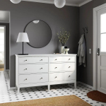 Комод с 6 ящиками - IKEA IDANAS/IDANÄS, 162x95 см, белый ИДАНЭС ИКЕА