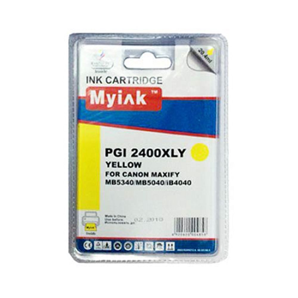 Картридж для CANON  PGI-2400XLY MAXIFY MB5340/MB5040/iB4040 Yellow (20,4ml, Pigment) MyInk