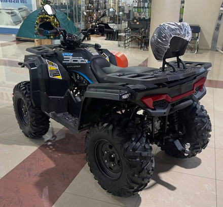 Квадроцикл (комплект для сборки) Explorer 300 EFI 4х2 Черный матовый (RR)