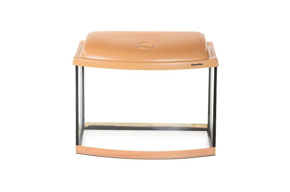 АК Аквариум 53л фигурный Бук LED (50*30*35)+Крышка, лампа LEDDY TUBE Retro Fit Sunny 1*8Вт, стекло 5