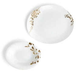 Wedgwood Набор овальная чаша + блюдо Vera Wang Jardin