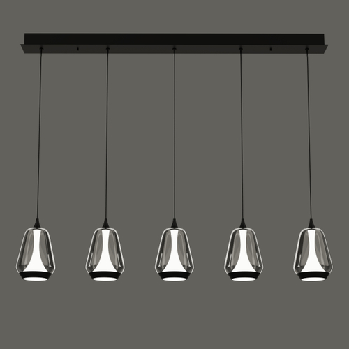 Подвесной светильник MD24001011-5B black/smoky