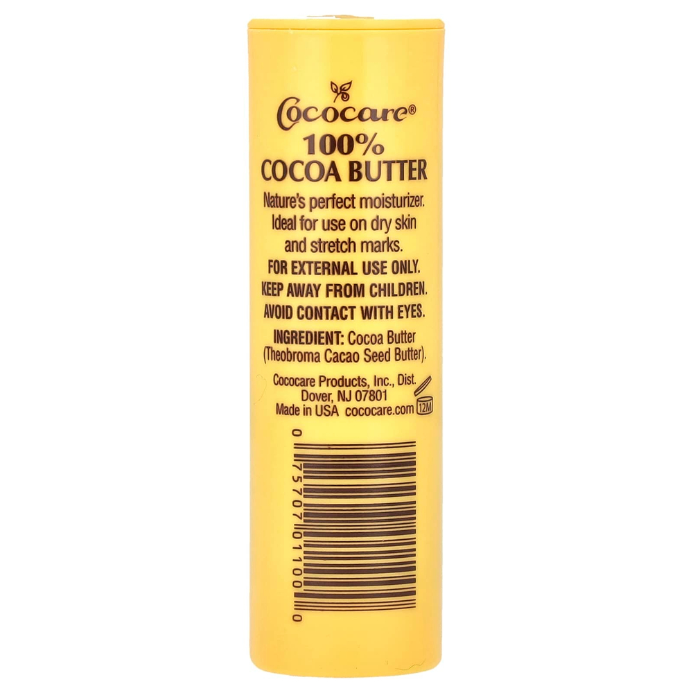 Cococare, 100% масло какао в стиках, 28 г (1 унция)
