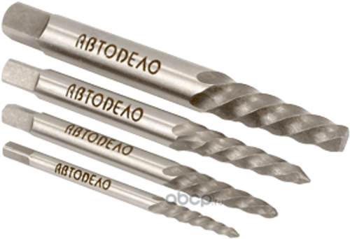 Набор экстракторов М3-М14  4шт. (АВТОDЕЛО)