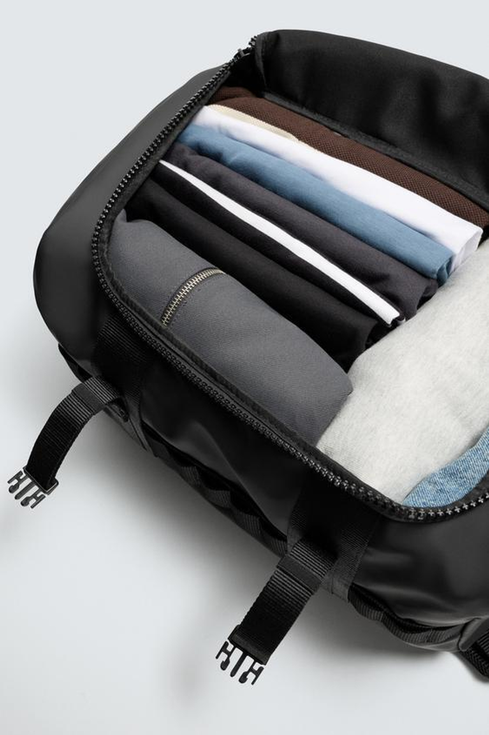 ZARA ТЕХНИЧЕСКИЙ ДОРОЖНЫЙ РЮКЗАК, ЧЕРНЫЙ