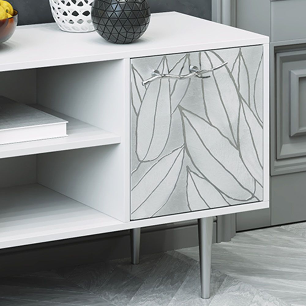 Тумба под ТВ Арт 155см Стайл Айс Сильвер