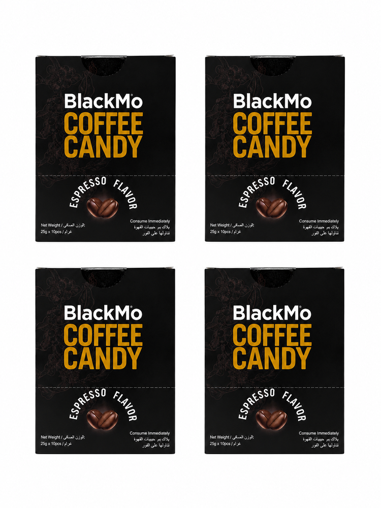 Карамель BlackMo Со вкусом кофе эспрессо 250 г x 4 шт