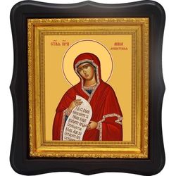 Анна Левкатская преподобная. Икона на холсте.