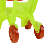 Коляска пластмассовая, салатовая RRB-113 (32*28*48 см)