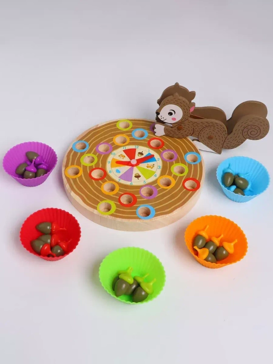 Развивающая игра Белочка и орешки