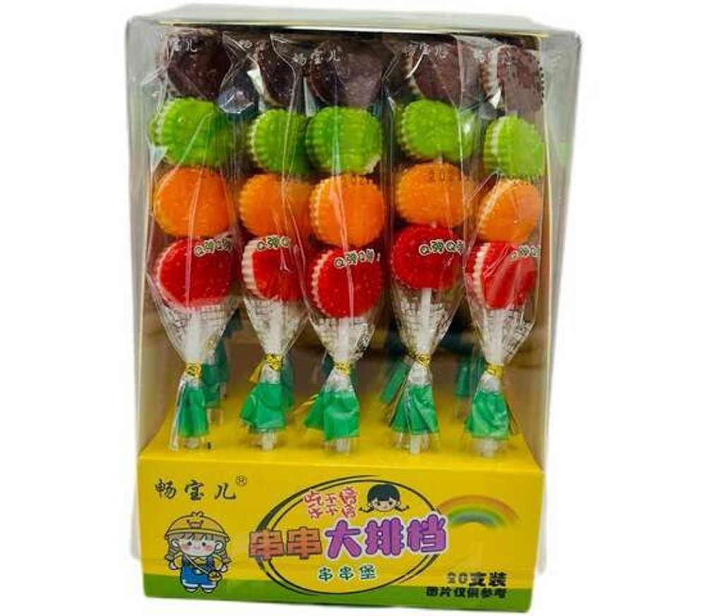 Мармелад на палочке "Печенье" 20шт