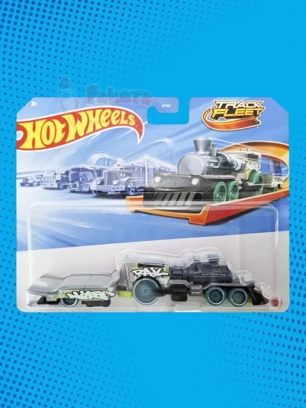 Грузовик Хот Вилс Track Fleet Nitro Rail HYT56 JCM64