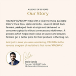 VAHDAM India, Infusions, травяной чай, мята колосистая, без кофеина, 100 пакетиков для заваривания, 120 г (4,23 унции)