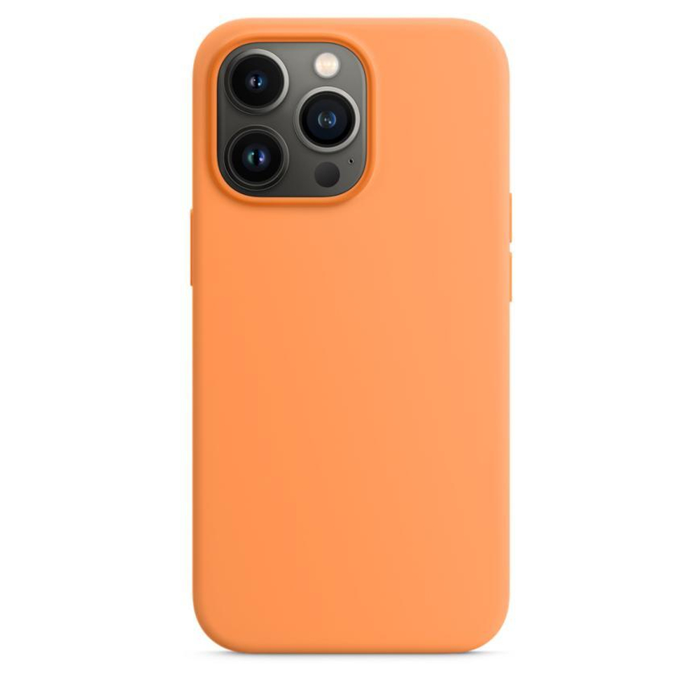 Силиконовый чехол MagSafe Apple Silicone Case для iPhone 13 Pro, Весенняя мимоза