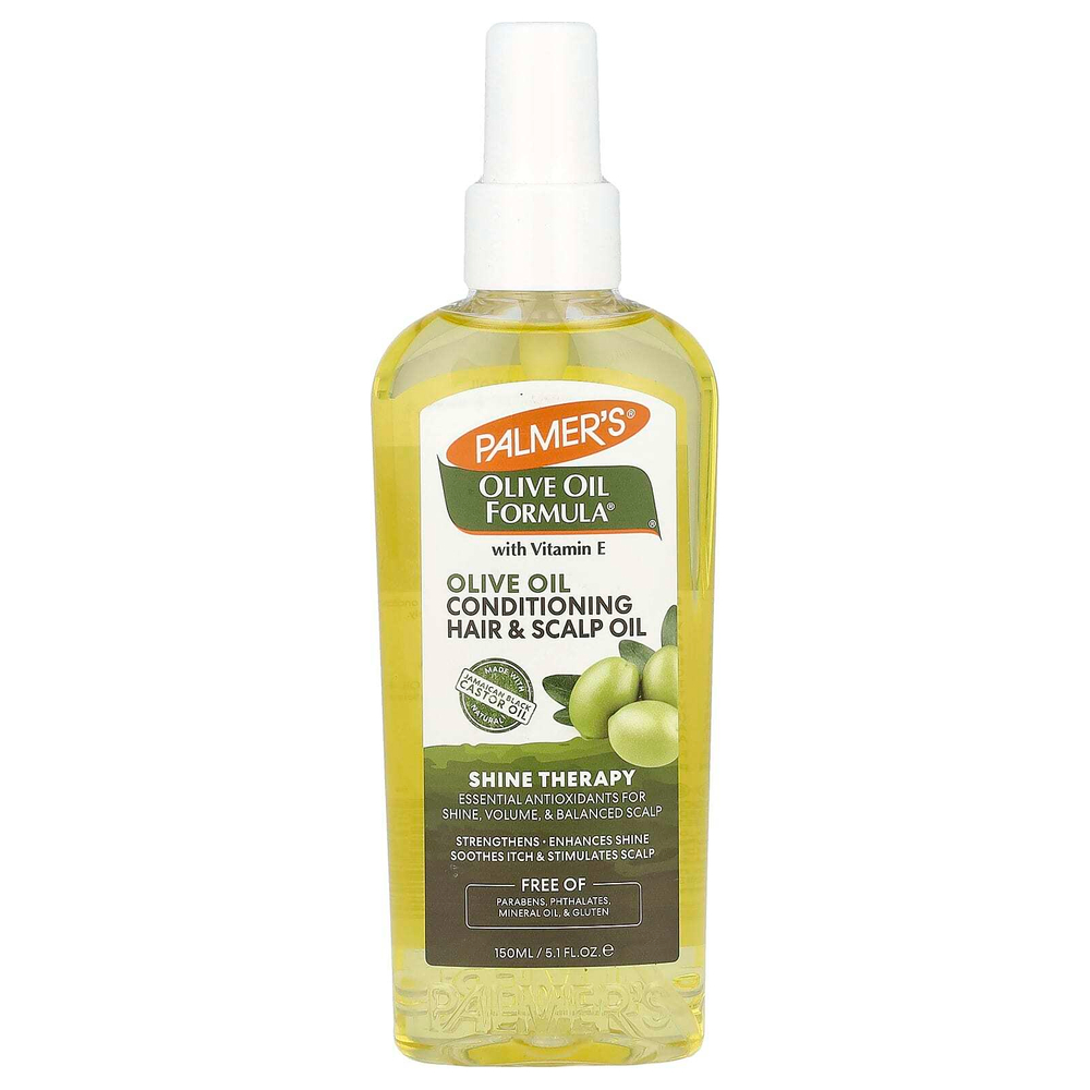 Palmer's, Формула оливкового масла с витамином E, кондиционер-спрей для блеска, 150 мл (5,1 жидк. унц.)