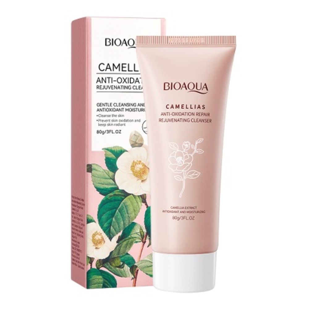 BIOAQUA Пенка для лица с экстрактом камелии,скидка