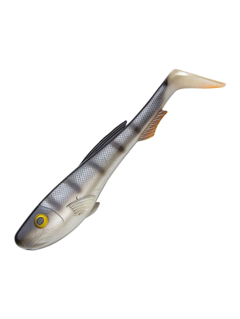 Приманка мягкая виброхвост Abu Garcia Beast Paddle Tail, 210 мм, 1 шт, Blue Lagoon