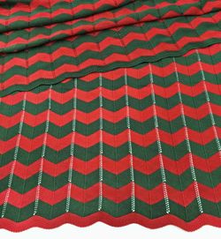 Плед хлопковый 150x200 ПД073-12/09 Новогодний