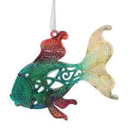GAEM Украшение новогоднее "Рыба", L11 W3 H8 см, 2в.