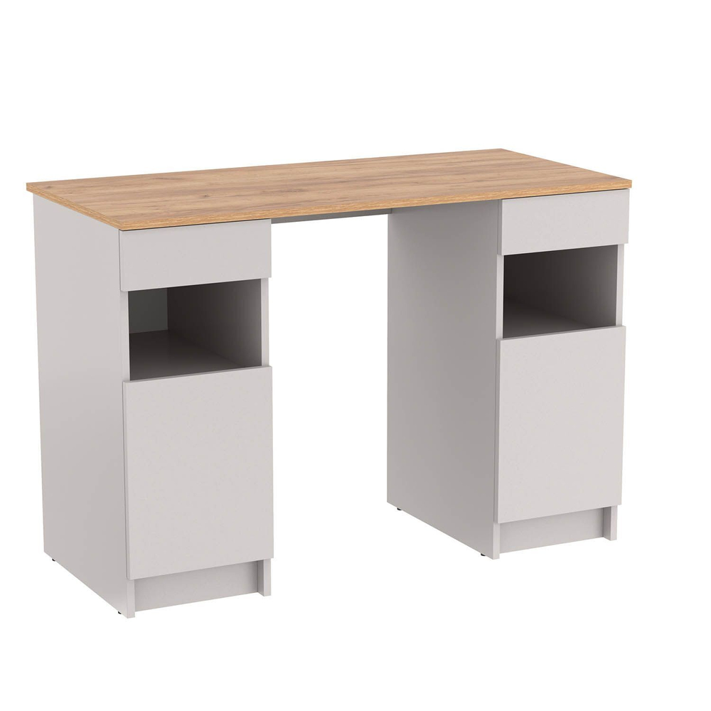 89.14 Прайм стол письменный кашемир / дуб золотой