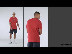 Мужская теннисная футболка Head Club Original - красный